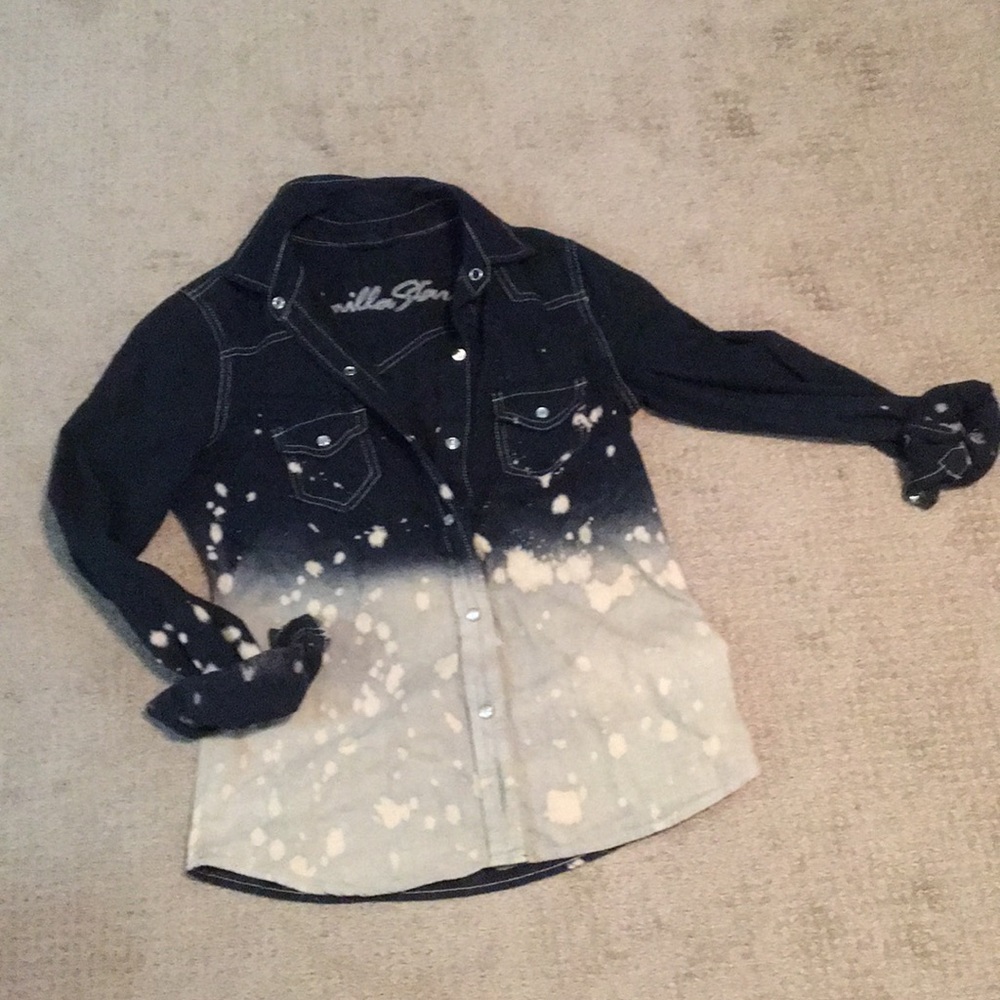 Button down jean shirt